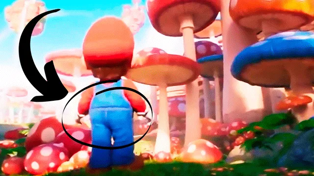 super mario bros pelicula trasero