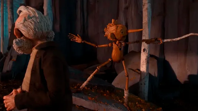 Pinocho de Guillermo del Toro Geppetto Pinocho